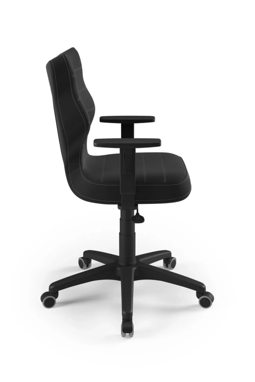 Entelo Krzesła Do Biurka Do Pokoju Młodzieżowego*Krzesło młodzieżowe Duo czarny Velvet 17 rozmiar 6