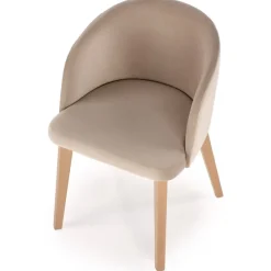 Hauss Krzesła Do Jadalni|Krzesła*Krzesło tapicerowane welurowe Flavio 2 Dream 01