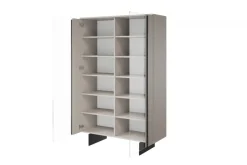 Bogart Witryny*LARENA WITRYNA 120 2D - cashmere / czarne nogi