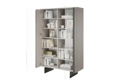 Bogart Witryny*LARENA WITRYNA 120 2D - cashmere / czarne nogi