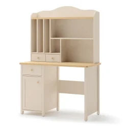 Dzieci Lenart Biurka Do Pokoju Młodzieżowego|Biurka Do Pokoju Dziecięcego*biurko z nadstawką Story SO-03 + SO-04 beż piaskowy/dąb vincenza bielona