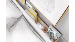 Lenart Łóżka Do Sypialni|Łóżka Drewniane*drewniane łóżko z pojemnikiem Dentro DT-02 białe