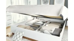 Lenart Łóżka Do Sypialni|Łóżka Drewniane*drewniane łóżko z pojemnikiem Dentro DT-02 białe
