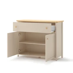 Dzieci Lenart Komody Młodzieżowe|Komody Do Pokoju Dziecięcego*dziecięca komoda Story SO-05 beż piaskowy/dąb vincenza bielona