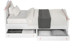 Dzieci Lenart Łóżka Młodzieżowe|Łóżka Do Pokoju Dziecięcego*łóżko z materacem Luna LN-08 dla dziewczynki