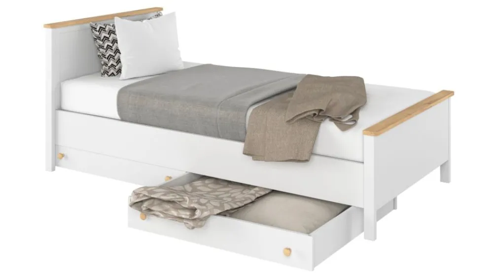 Dzieci Lenart Łóżka Młodzieżowe|Łóżka Do Pokoju Dziecięcego*łóżko z materacem Story SO-08