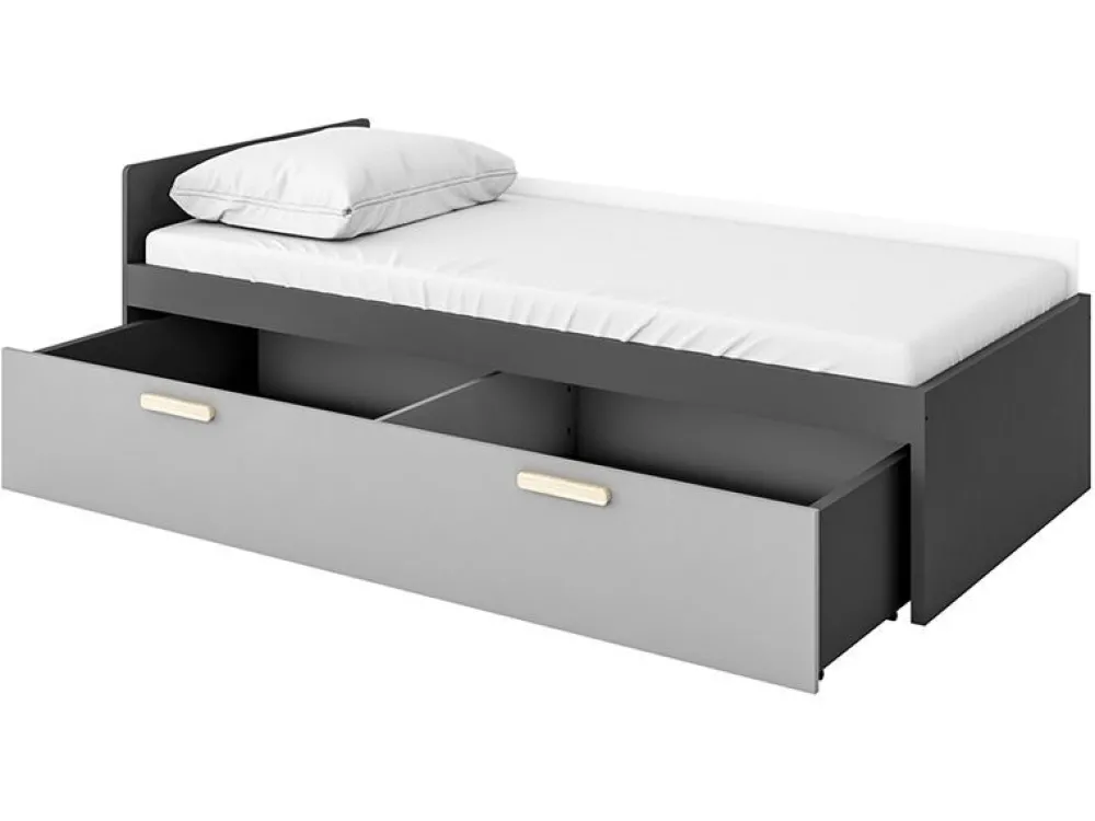 Lenart Łóżka Młodzieżowe|Łóżka Drewniane*łóżko z szufladą na pościel Pok PO-13 + PO-15