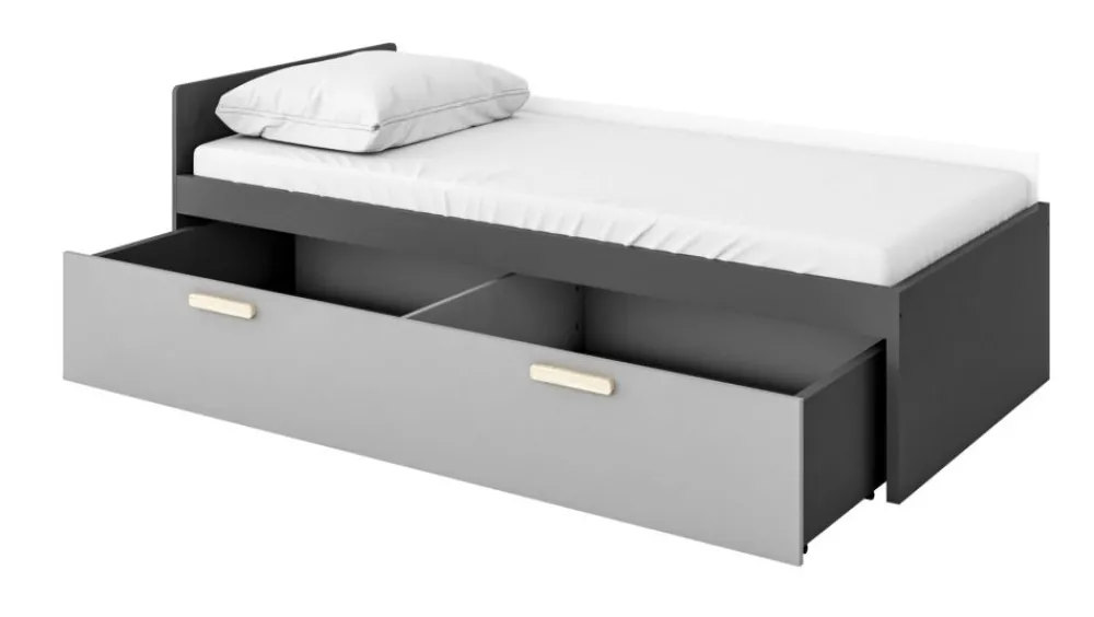 Lenart Łóżka Młodzieżowe|Łóżka Drewniane*łóżko z szufladą na pościel Pok PO-13 + PO-15