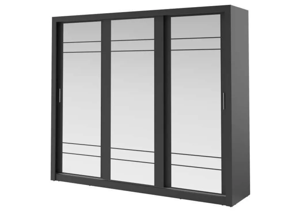 Lenart Szafy Do Przedpokoju|Szafy Do Sypialni*szafa Arti AR-02 czarna