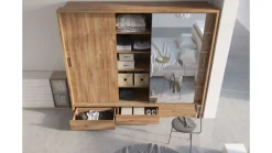 Lenart Szafy Do Przedpokoju|Szafy Do Sypialni*szafa Arti AR-01 z oświetleniem / dąb stirling