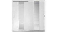 Lenart Szafy Do Przedpokoju|Szafy Do Sypialni*szafa Arti AR-14P z oświetleniem / biała