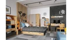 Dzieci Lenart Szafy Do Pokoju Młodzieżowego|Szafy Do Pokoju Dziecięcego*szafa narożna Qubic QB-01 w stylu nowoczesnym