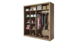 Lenart Szafy Do Przedpokoju|Szafy Do Sypialni*szafa z lustrem Arti AR-08 dąb shetland