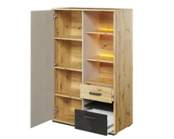 Dzieci Lenart Szafki I Regały Do Pokoju Dziecięcego|Szafki I Regały Do Pokoju Młodzieżowego*szafka Qubic QB-05 z podświetleniem