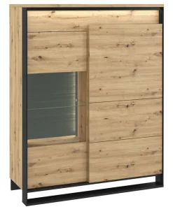 Lenart Witryny Do Jadalni|Witryny Do Salonu*witryna niska Quant QA-06  w stylu loft