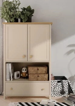 Dzieci Lenart Szafki I Regały Do Pokoju Młodzieżowego|Komody Młodzieżowe*wysoka komoda dziecięca Story SO-11 beż piaskowy/dąb vincenza bielona
