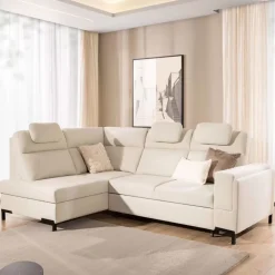 Bogart Narożniki Do Salonu|Narożniki*Lewostronny narożnik LOARIO z grubym boczkiem BP-B+2SF+OT2L+N-B