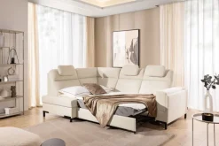 Bogart Narożniki Do Salonu|Narożniki*Lewostronny narożnik LOARIO z grubym boczkiem BP-B+2SF+OT2L+N-B