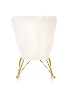 Halmar Fotele*LIBERTO fotel wypoczynkowy kremowy / złoty (1p=1szt)1 sztuka