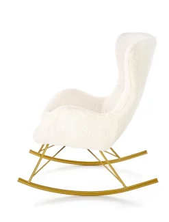 Halmar Fotele*LIBERTO fotel wypoczynkowy kremowy / złoty (1p=1szt)1 sztuka