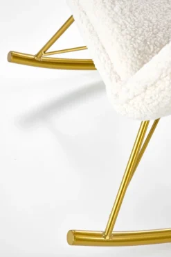 Halmar Fotele*LIBERTO fotel wypoczynkowy kremowy / złoty (1p=1szt)1 sztuka