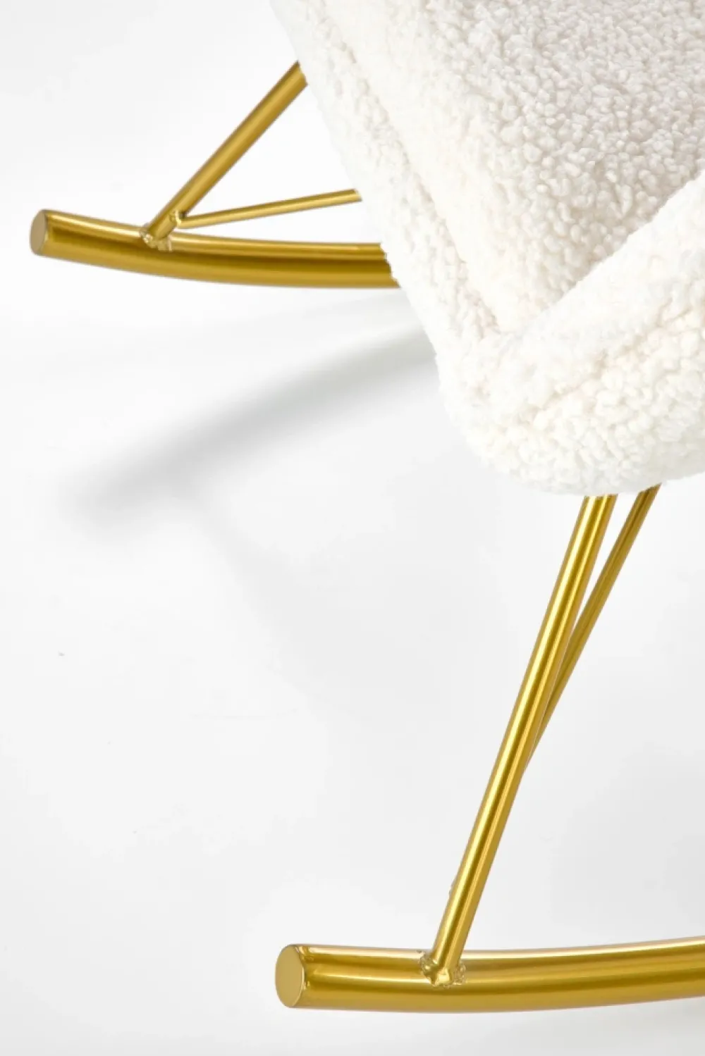 Halmar Fotele*LIBERTO fotel wypoczynkowy kremowy / złoty (1p=1szt)1 sztuka