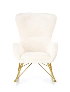 Halmar Fotele*LIBERTO fotel wypoczynkowy kremowy / złoty (1p=1szt)1 sztuka