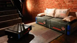 Dzieci Libro Łóżka Młodzieżowe|Łóżka Do Pokoju Dziecięcego*sofa Play Full Military 3FBA, wojskowy styl