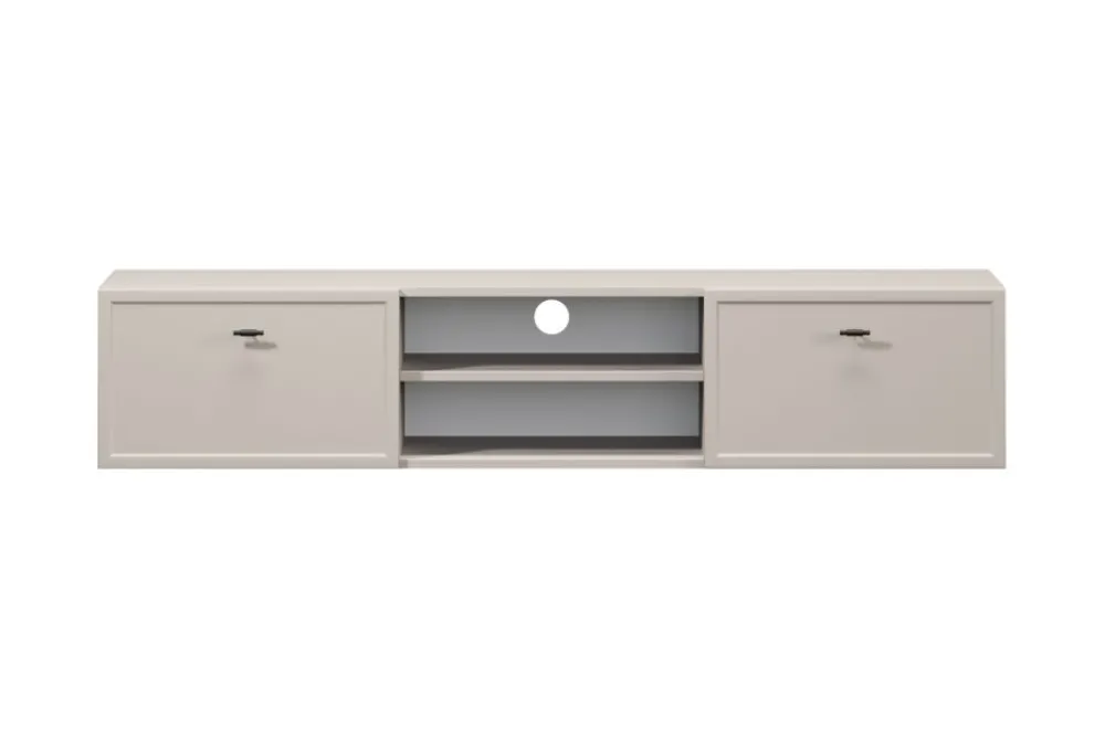 Szafki Rtv Do Salonu|Szafki Rtv*LORINI RTV 150 2SZ - cashmere / T-bar czarny / wisząca