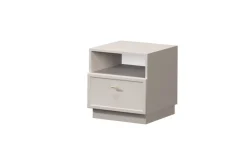 Bogart Szafki Nocne*LORINI SZAFKA NOCNA 45 1SZ - cashmere / T-bar złoty / cokół