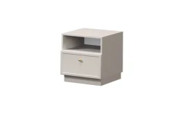 Bogart Szafki Nocne*LORINI SZAFKA NOCNA 45 1SZ - cashmere / gałka złota / cokół