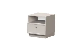 Bogart Szafki Nocne*LORINI SZAFKA NOCNA 45 1SZ - cashmere / gałka czarna / cokół