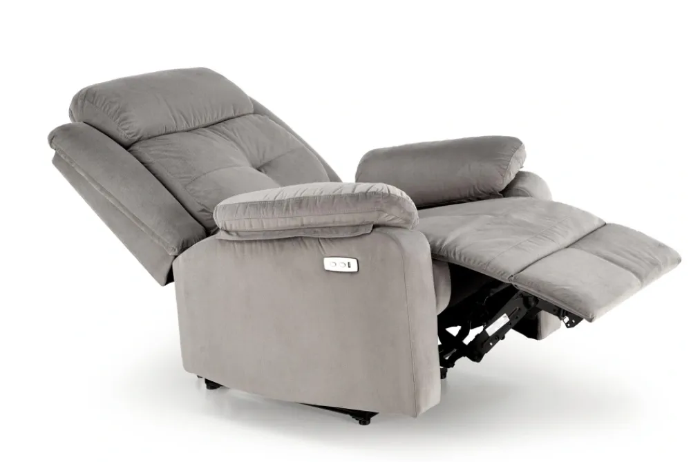 Halmar Fotele*LORIS fotel wypoczynkowy popielaty (2p=1szt)1 sztuka