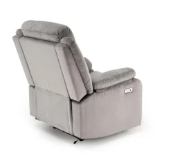 Halmar Fotele*LORIS fotel wypoczynkowy popielaty (2p=1szt)1 sztuka