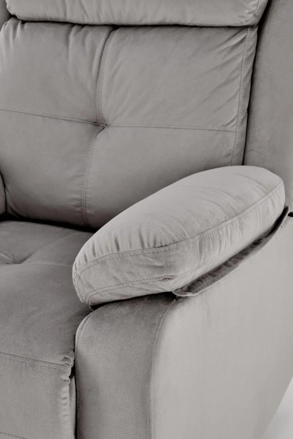 Halmar Fotele*LORIS fotel wypoczynkowy popielaty (2p=1szt)1 sztuka