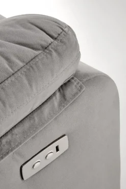 Halmar Fotele*LORIS fotel wypoczynkowy popielaty (2p=1szt)1 sztuka