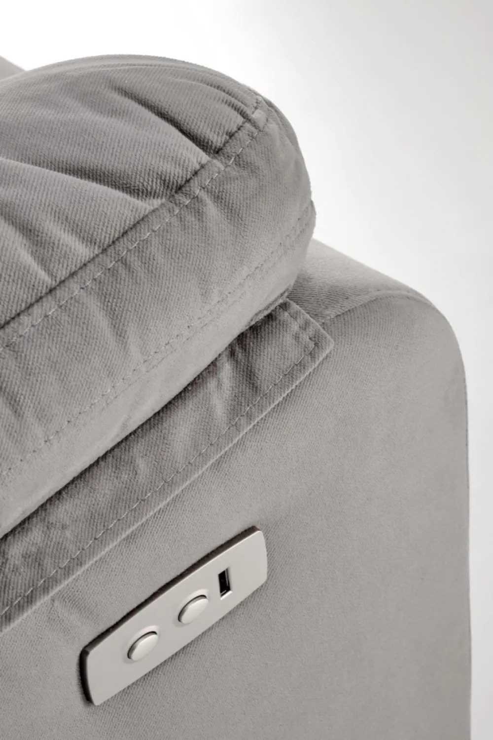 Halmar Fotele*LORIS fotel wypoczynkowy popielaty (2p=1szt)1 sztuka