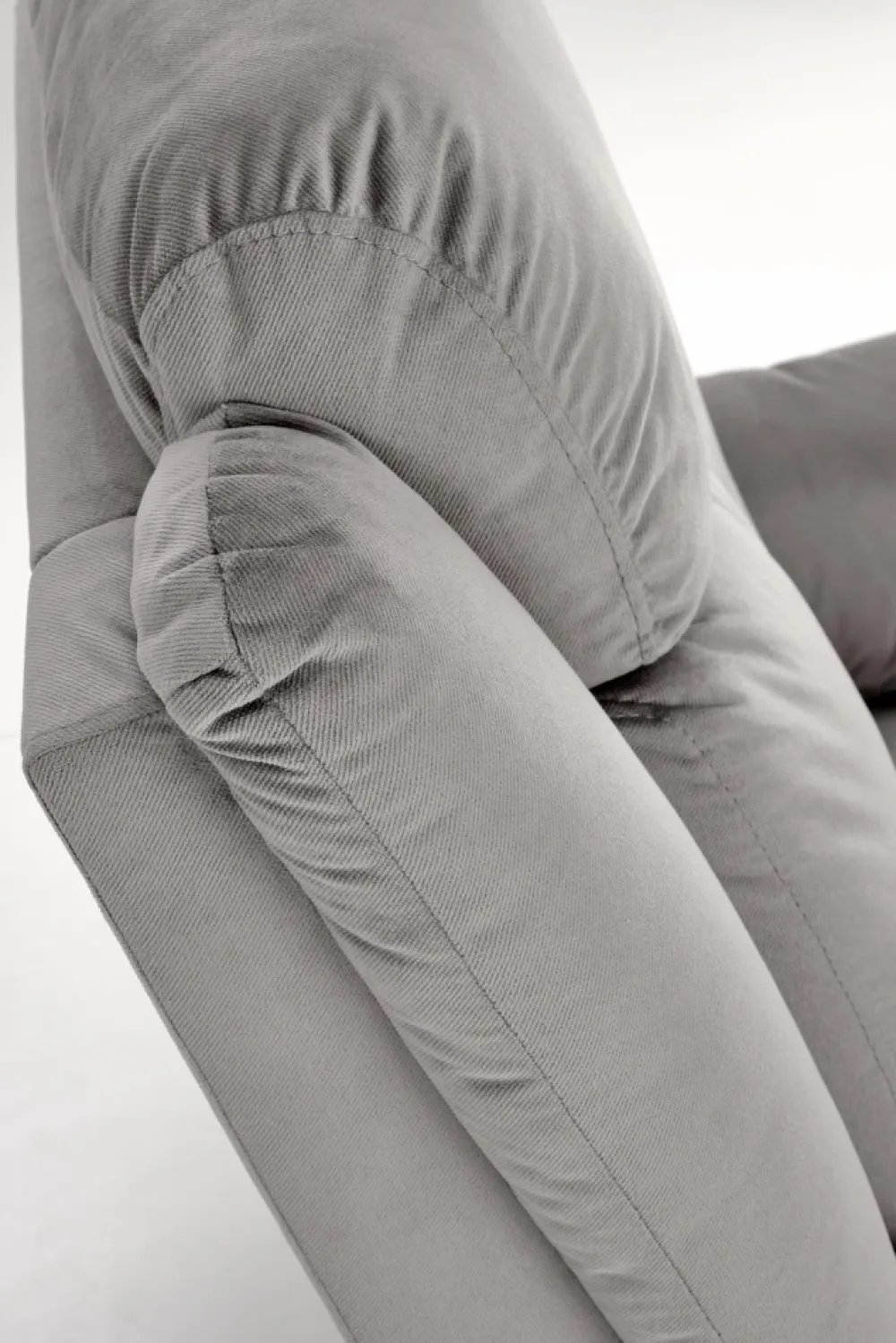 Halmar Fotele*LORIS fotel wypoczynkowy popielaty (2p=1szt)1 sztuka