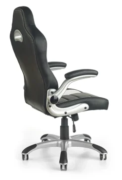 Halmar Fotele*LOTUS fotel gabinetowy czarno-popielaty1 sztuka