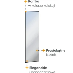 Lenart Lustra*Lustro do przedpokoju Quant QG-06 czarny