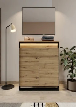 Lenart Lustra*Lustro do przedpokoju Quant QG-05 czarny