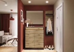 Lenart Lustra*Lustro do przedpokoju Quant QG-05 czarny