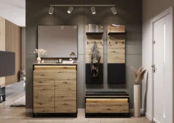 Lenart Lustra*Lustro do przedpokoju Quant QG-05 czarny