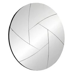 ArteHome Lustra*Lustro okrągłe Pallotta 90cm wytworne złożone z trójkątnych szklanych elementów