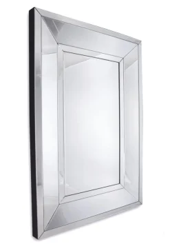ArteHome Lustra*Lustro prostokątne Ava 70/140cm glamour klasyczne w prostej lustrzanej ramie o delikatnej fazie