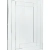 ArteHome Lustra*Lustro prostokątne Penelopa 80/140cm w stylu glamour z ramą z lustrzanych fragmentów o delikatnej fazie