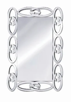 ArteHome Lustra*Lustro Renee 80/120cm prostokątne wykwintne w ażurowej ramie