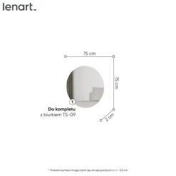 Lenart Lustra|Toaletki Do Sypialni*Lustro z oświetleniem do sypialni TREND SYPIALNIA TS-08