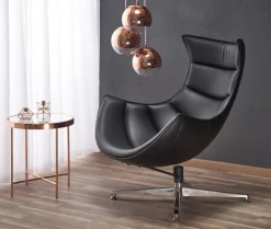 Halmar Fotele*LUXOR fotel wypoczynkowy czarny (1p=1szt)1 sztuka
