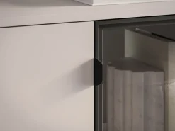 ML Meble Komody Do Biura|Komody Do Przedpokoju*Mała kaszmirowa komoda z witryna Barnee 03